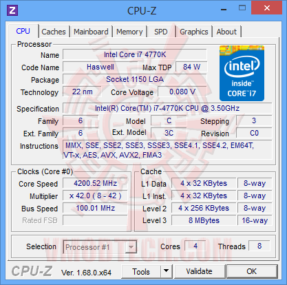 cpu z 01 MSI GAMING NIGHTBLADE Desktop computer Review