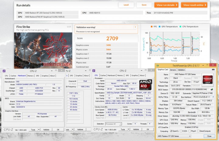 fire oc 720x465 AMD A10 7850K Dual Graphics Performance 