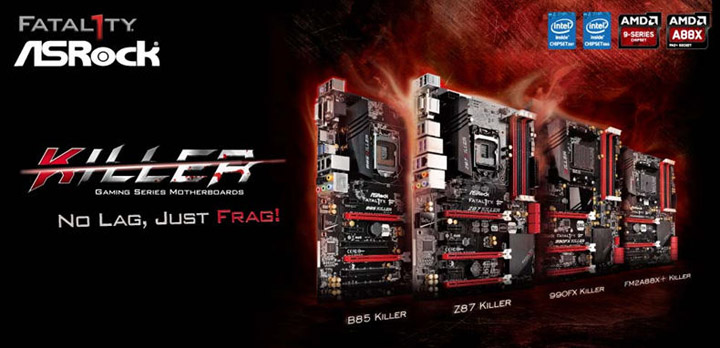 ASRock Killer Series ที่สุดแห่งเมนบอร์ด เทคโนโลยีสำหรับเกมเมอร์โดยเฉพาะ