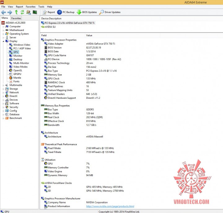 aida-1 aida 1 720x688 GALAXY GeForce GTX750 Ti OC Slim