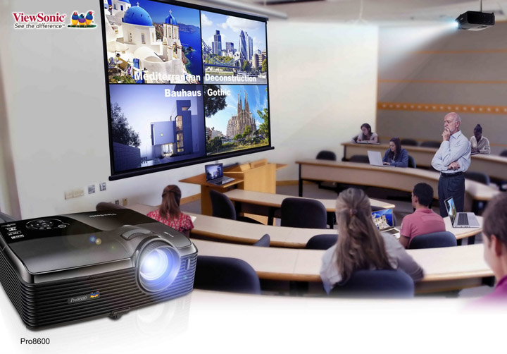 01 01 ViewSonic เปิดตัว โปรเจคเตอร์ รุ่น Pro8600 พร้อมหลอดภาพความสว่างสูง 6,000 Lumen ตอบสนองทุกความต้องการของภาคธุรกิจ