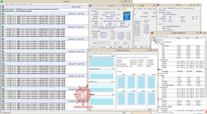 prime95 prime95 720x395 ASRock Fatal1ty Z87 Professional