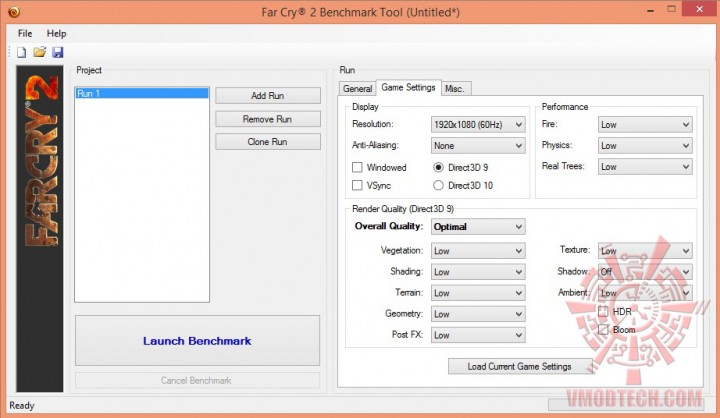 fc2 set2 dx9 720x418 AMD Athlon 5350 APU “Kabini” & ASRock AM1H ITX Review