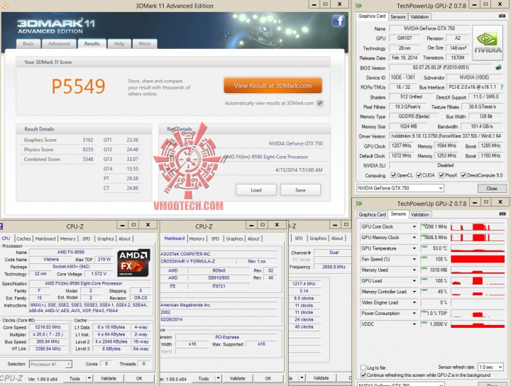 11 oc 720x544 GALAXY GeForce GTX750 OC Slim 1GB