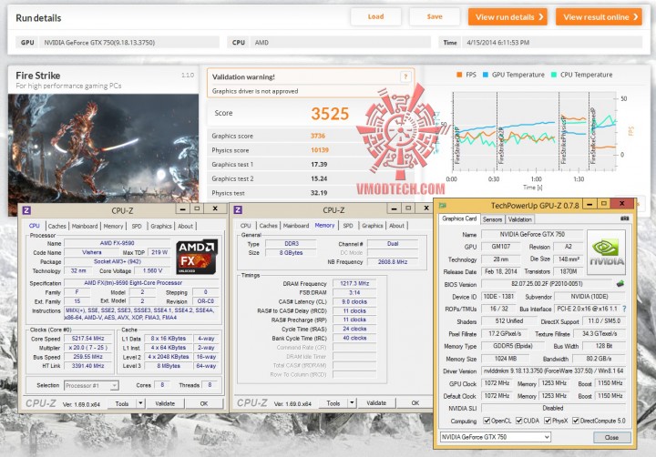 fire 720x502 GALAXY GeForce GTX750 OC Slim 1GB