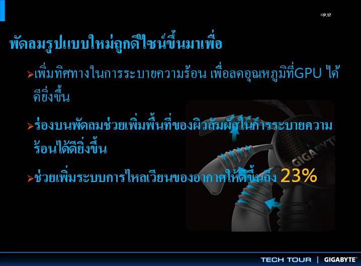 vga slide 18 เที่ยวชมงาน GIGABYTE Tech Tour 2014 Game On สัมผัสเทคโนโลยีใหม่จาก GIGABYTE