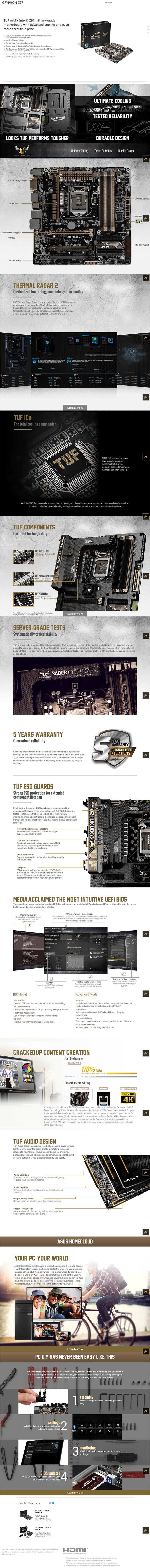s1 ASUS TUF GRYPHON Z97 mATX Motherboard Review