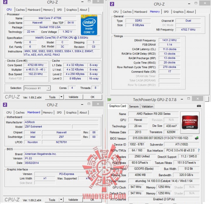 cpuz1 720x697 ASRock Z97 Extreme4 Motherboard Review