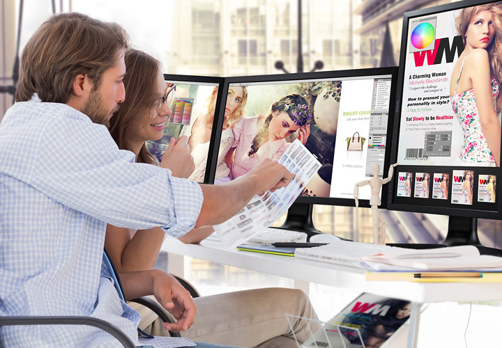 Photo editors viewing contact sheet 01 ViewSonic พร้อมปล่อยจอมอนิเตอร์ขนาด 27 นิ้ว สำหรับมืออาชีพ และกลุ่มธุรกิจ