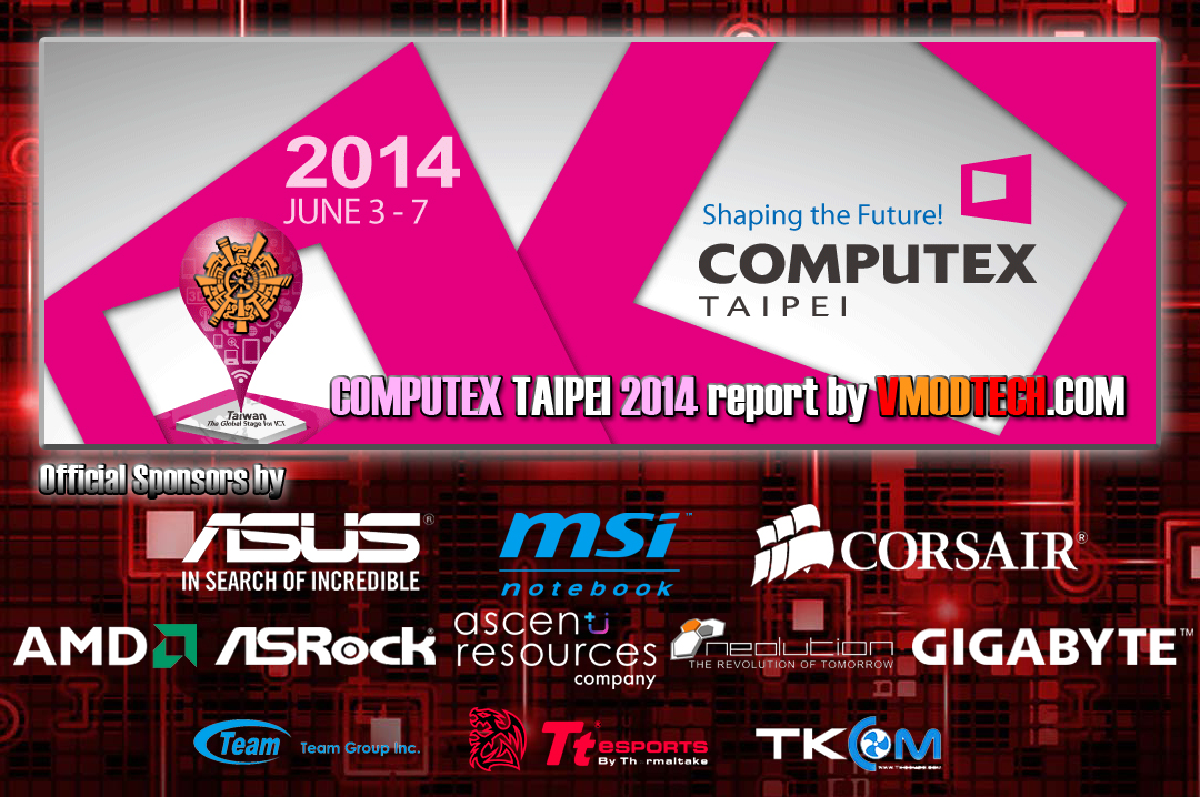 vmodtech computex MSI Booth:Computex 2014