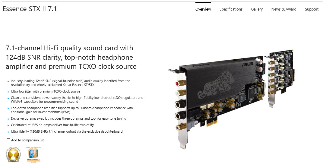 1 1 ASUS ESSENCE STX II 7.1 Review