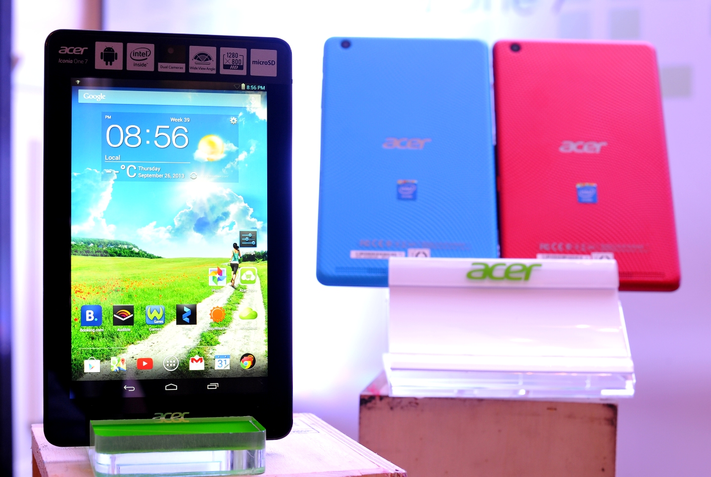 acer iconia one7 1 ภาพบรรยากาศ งานแถลงข่าวเปิดตัววินโดวส์แท็บเลต Acer Aspire Switch 10 และแอนดรอยด์แท็บเล็ต Acer One 7 (B1 730HD)