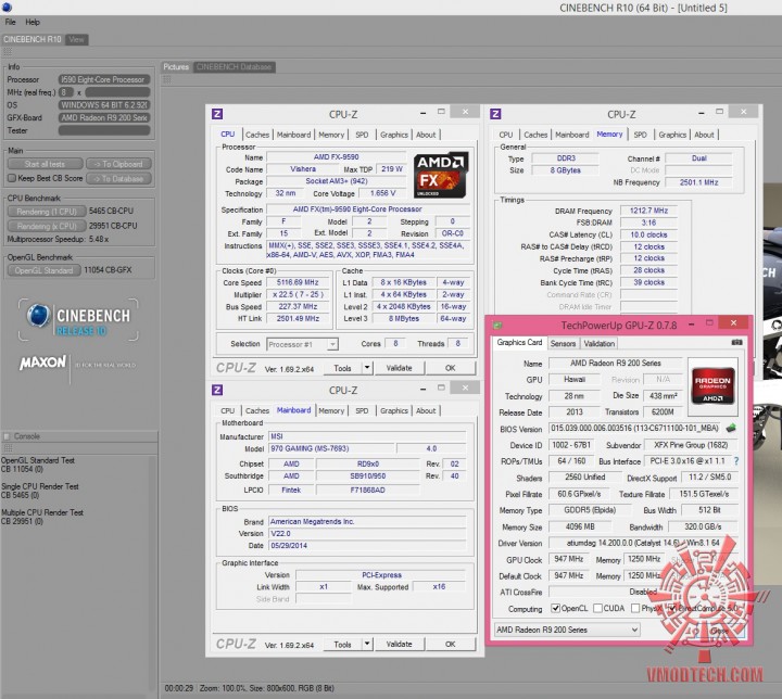 cine10 720x644 MSI 970 GAMING Motherboard Review