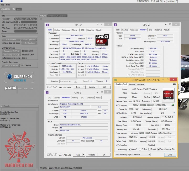 cine10 oc 720x651 AMD A10 7800 Processor Review