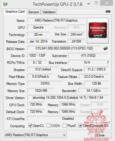 gpuz AMD A10 7800 Processor Review