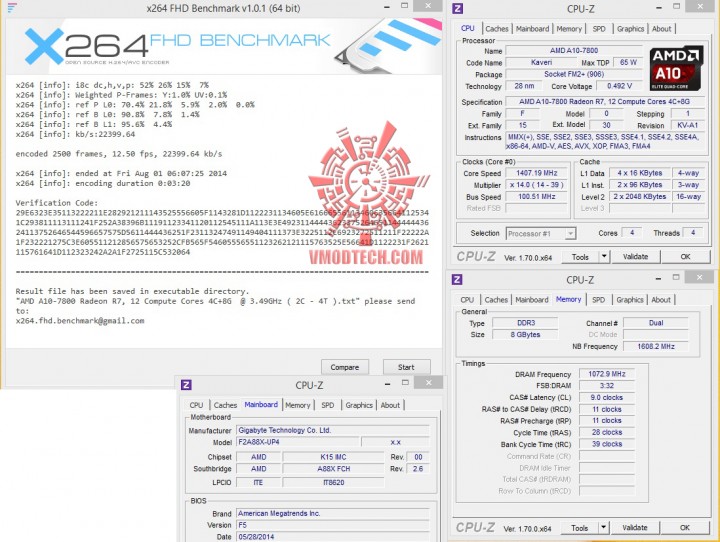 x264 720x542 AMD A10 7800 Processor Review