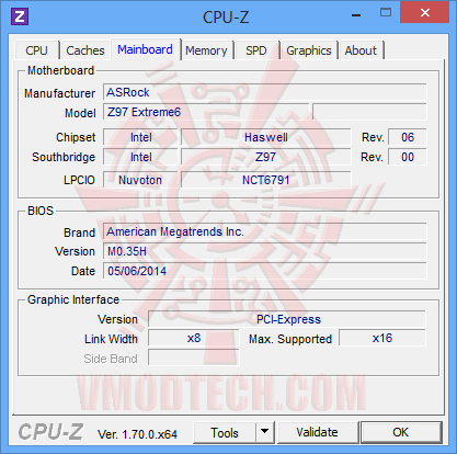 cpu z 03 1 ASRock Z97 Extreme6 Ultra M.2 PCIe Gen3x4 With Plextor PCIe M.2 2280 SSD PX G128M6e Review