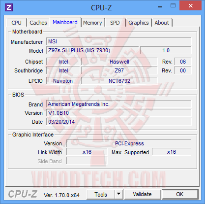 cpu z 03 MSI Z97S SLI PLUS Motherboard Review