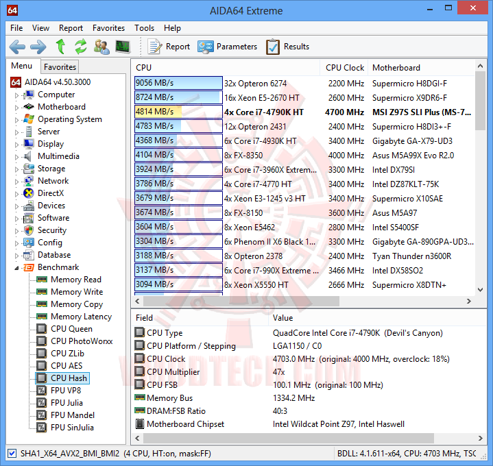 aida64 06 MSI Z97S SLI PLUS Motherboard Review