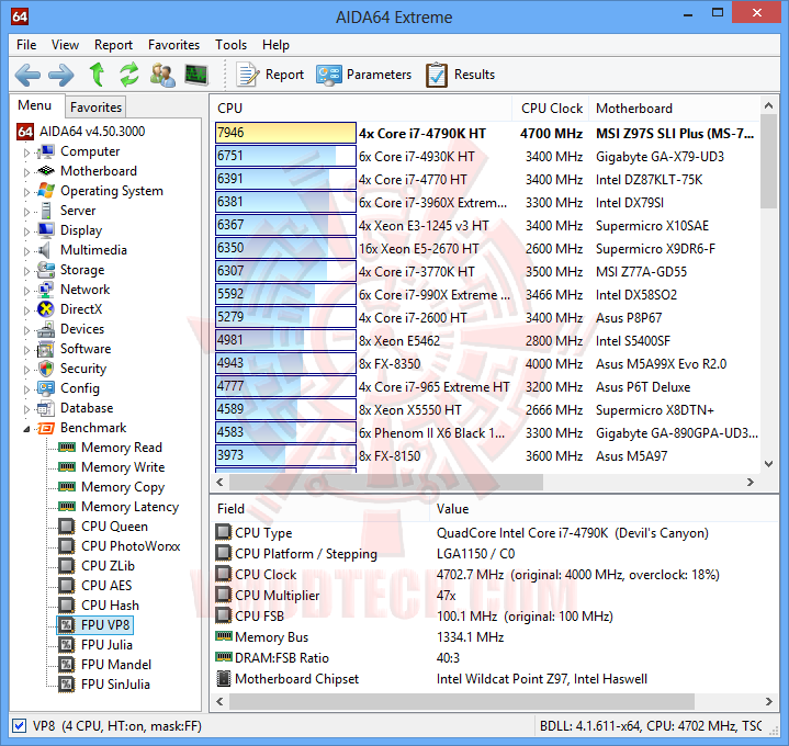 aida64 07 MSI Z97S SLI PLUS Motherboard Review