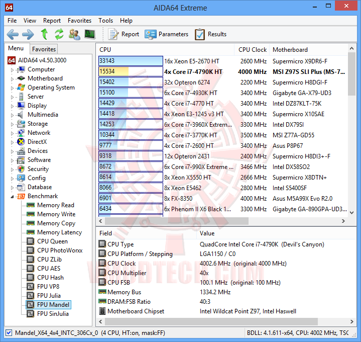aida64 09 MSI Z97S SLI PLUS Motherboard Review