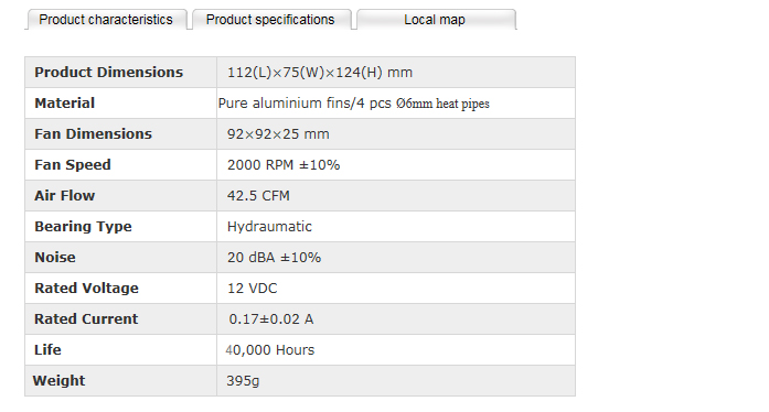 spec1 COOLER BOSS VE941 