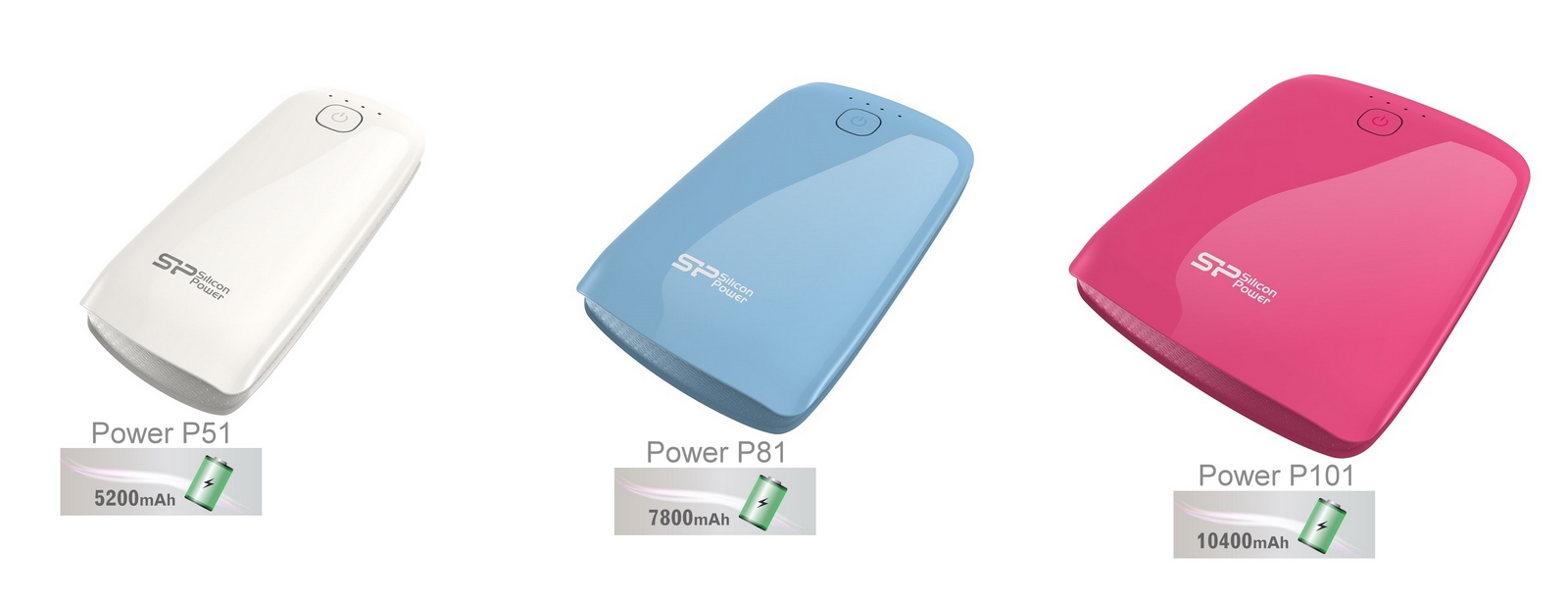 power-p51_p81_p101 power p51 p81 p101 SP/ Silicon Power เปิดตัว Power Bank สามรุ่นใหม่Power P51, P81 และ P101 จุไฟเต็มอิ่ม ยิ้มร่าไม่กลัวแบตหมด