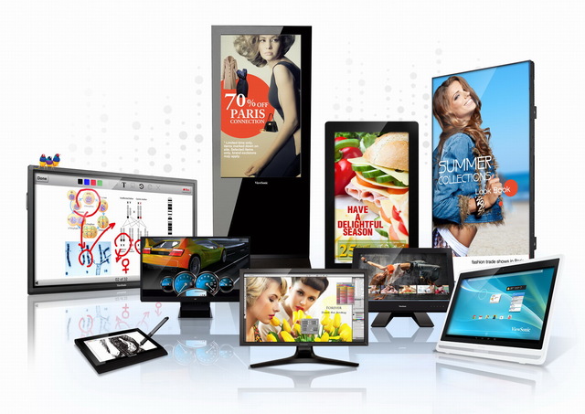 viewsonic full line ViewSonic คว้ารางวัลสุดยอดผู้นำในกลุ่มผลิตภัณฑ์จอภาพ Flat Panel  ขนาดตั้งแต่ 19 ถึง 30 นิ้ว จาก CRN 2014 Annual Report Card