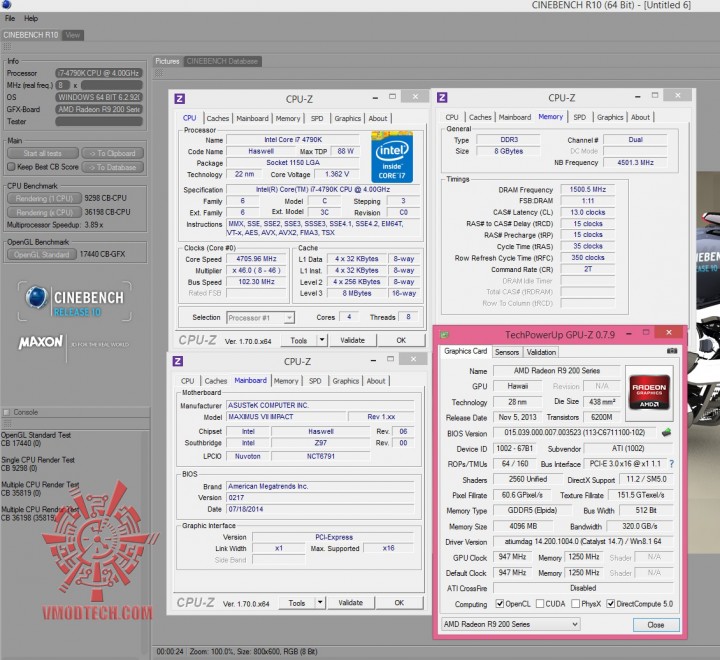cine10 720x660 ASUS MAXIMUS VII IMPACT Motherboard Review