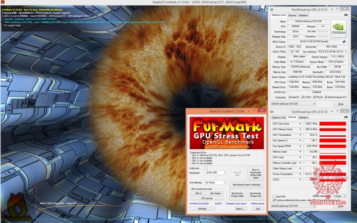 furmark oc 720x450 MSI GeForce GTX 970 GAMING 4G Review