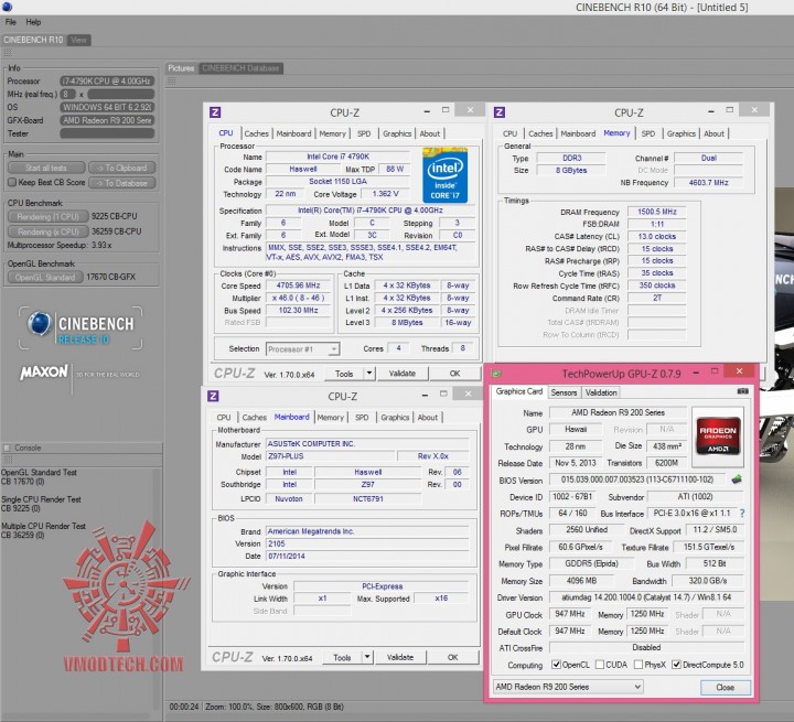 cine10 720x655 ASUS Z97I PLUS Motherboard Review