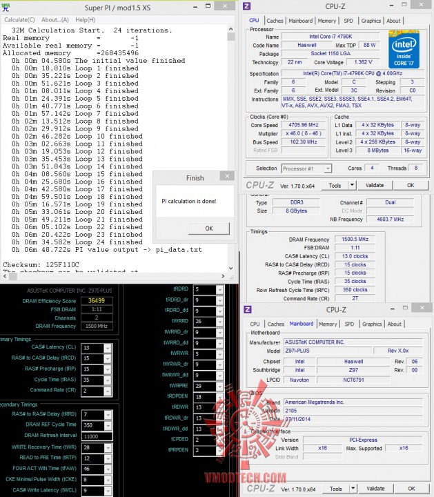 superpi32 629x720 ASUS Z97I PLUS Motherboard Review