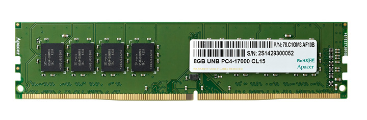 01 01 Apacer เปิดตัว DDR4 2133 U DIMM สู่มาตรฐานใหม่ของวงการ memory