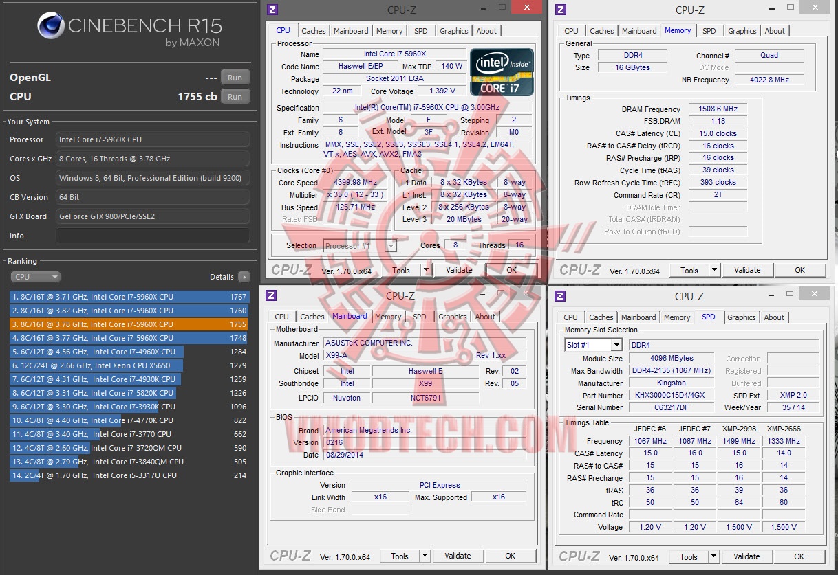 r15 r15 ASUS X99 A LGA 2011 3 Motherboard Review
