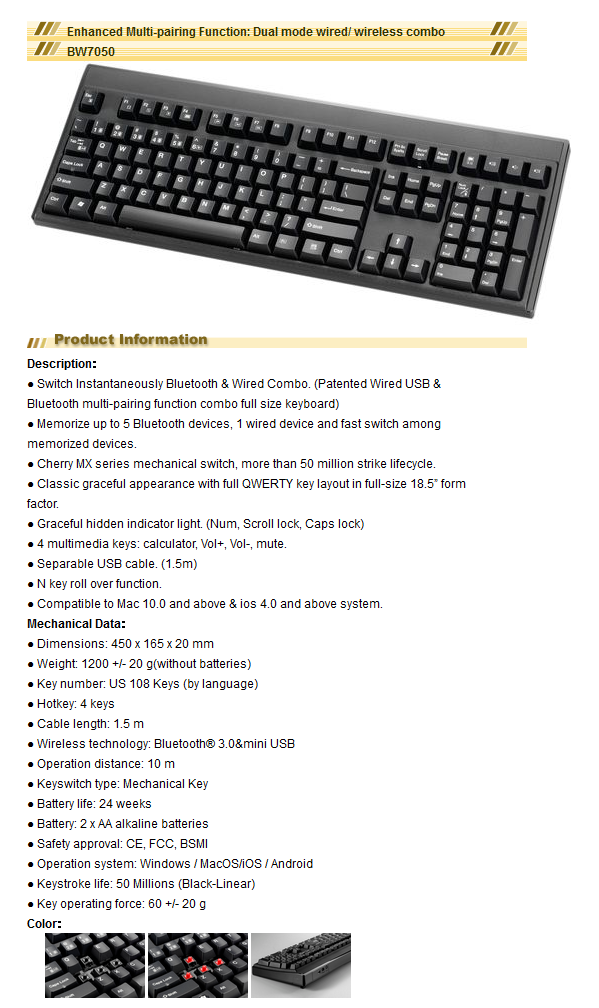 intro 01 ZIPPY BW7050 Bluetooth Mechanical Keyboard Review