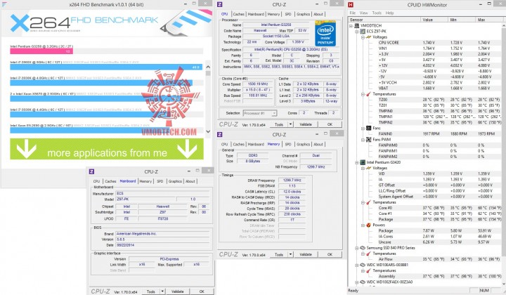 x264 720x420 ECS Z97 PK Motherboard Review 