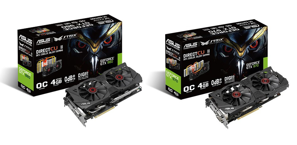 016 016 “เอซุส” เปิดตัวกราฟิกการ์ดซีรีส์ Strix GTX 980 และ Strix GTX 970
