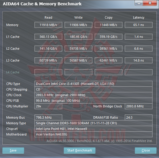 aida64 01 Acer Veriton N4630G Mini PC Review