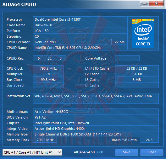 aida64 prop 00 Acer Veriton N4630G Mini PC Review
