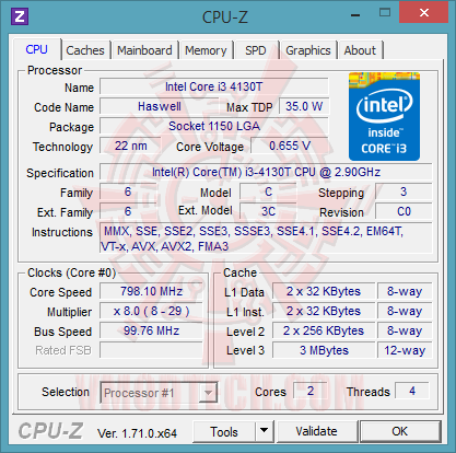 cpu z 01 Acer Veriton N4630G Mini PC Review