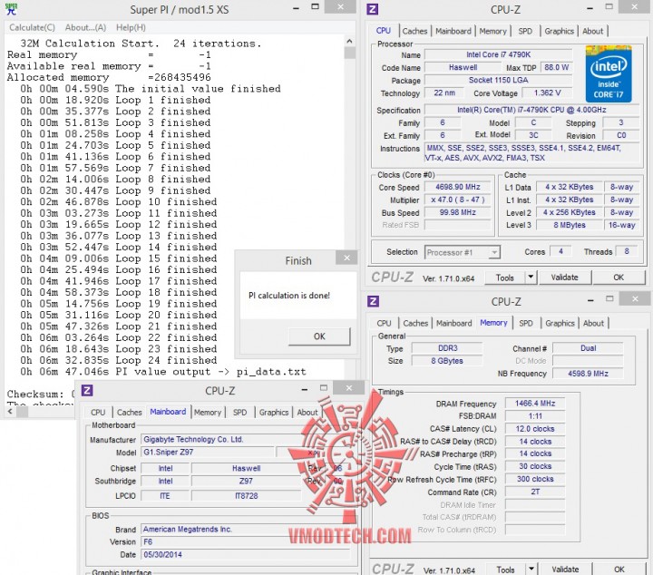 superpi32 superpi32 720x634 GIGABYTE G1.Sniper Z97