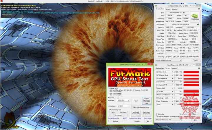 furmark 720x440 MSI N760 2GD5T/OC
