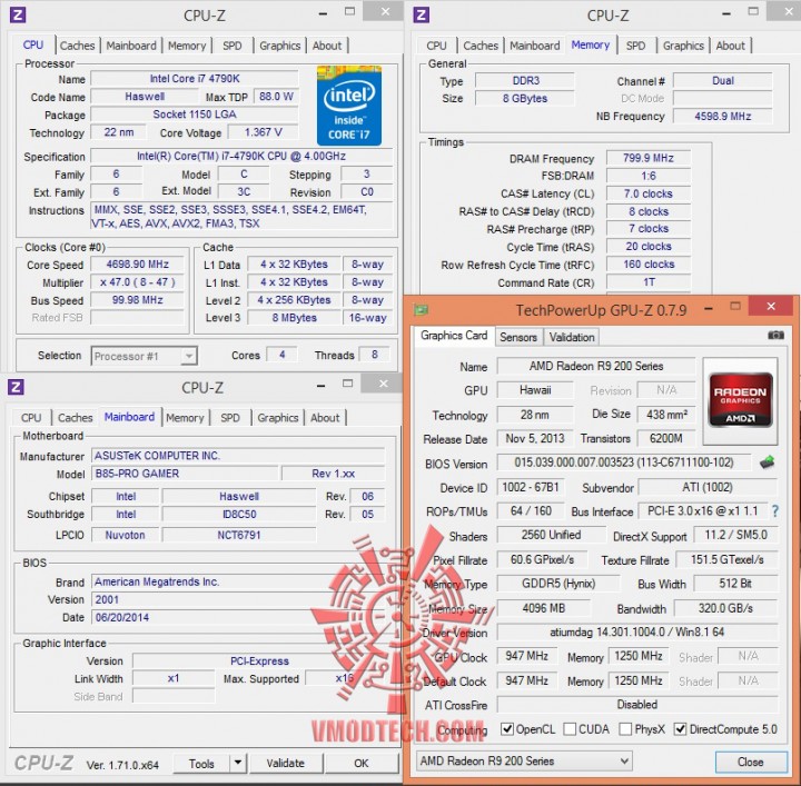 cpuid 720x707 ASUS B85 PRO GAMER