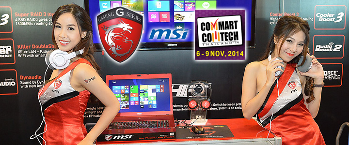 msi commart comtech 2014 MSI Booth at Commart Comtech Thailand 2014