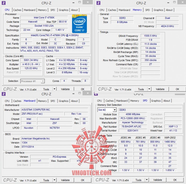 5ghz cpuid 720x712 ASUS Z97 PRO(Wi Fi ac)