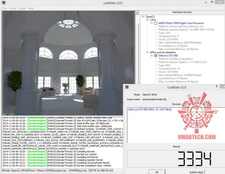 luxmark 720x559 Inno3D iChill Geforce GTX 980 4GB Ultra