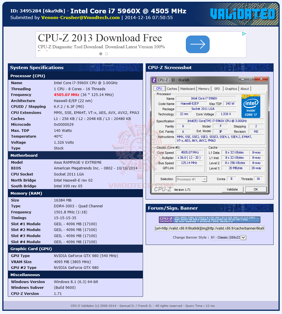 o v GeIL DDR4 2666MHz C15 EVO POTENZA QUAD CHANNEL 16GB Memory Kit Review