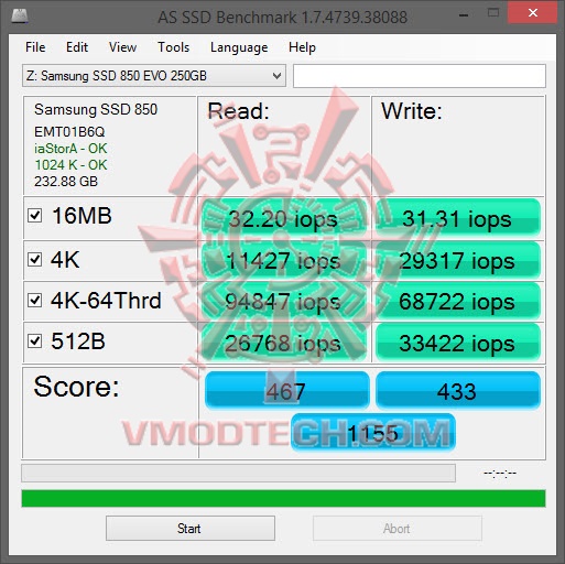 1 SAMSUNG SSD 850 EVO 250GB Review Vmodtech Review Overclock Hardware Computer Notebook Marketplace
