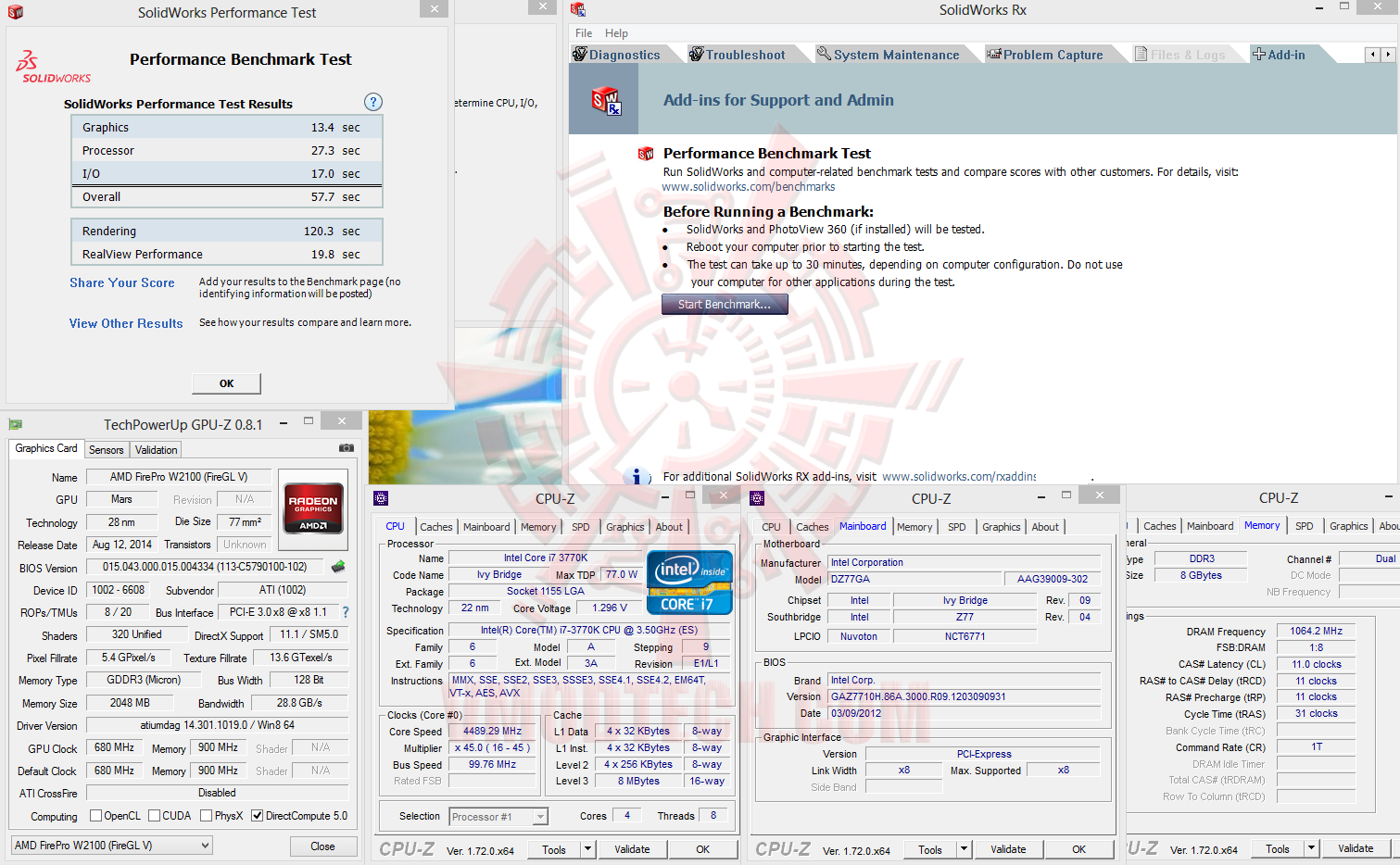 solidworks solidworks SAPPHIRE AMD FirePro™ W2100 Graphics for Desktop Workstations Review