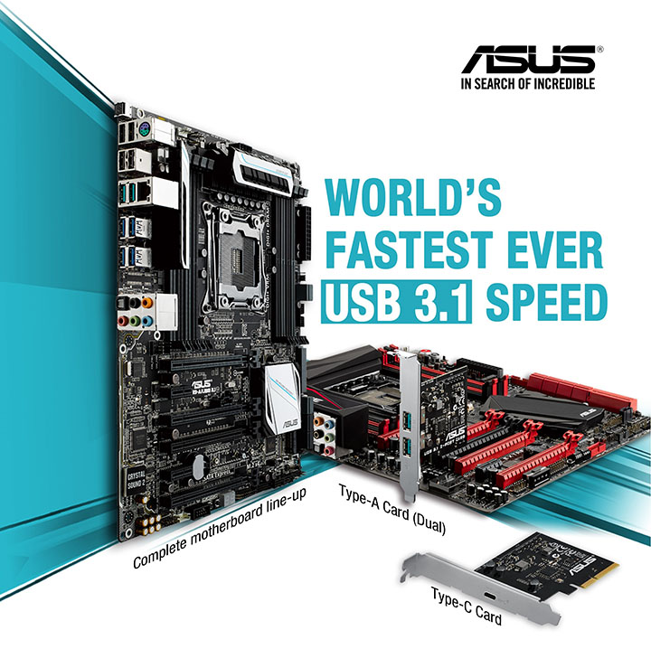 013 013 เอซุสเปิดตัว USB 3.1 เปิดประสบการณ์โอนถ่ายข้อมูลความเร็วสูง